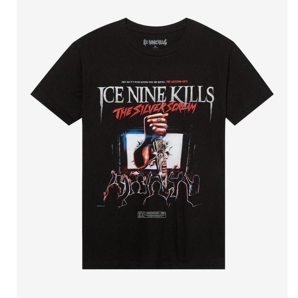 Ice Nine Kills Silver Scream Theater T-Shirt Menswear
